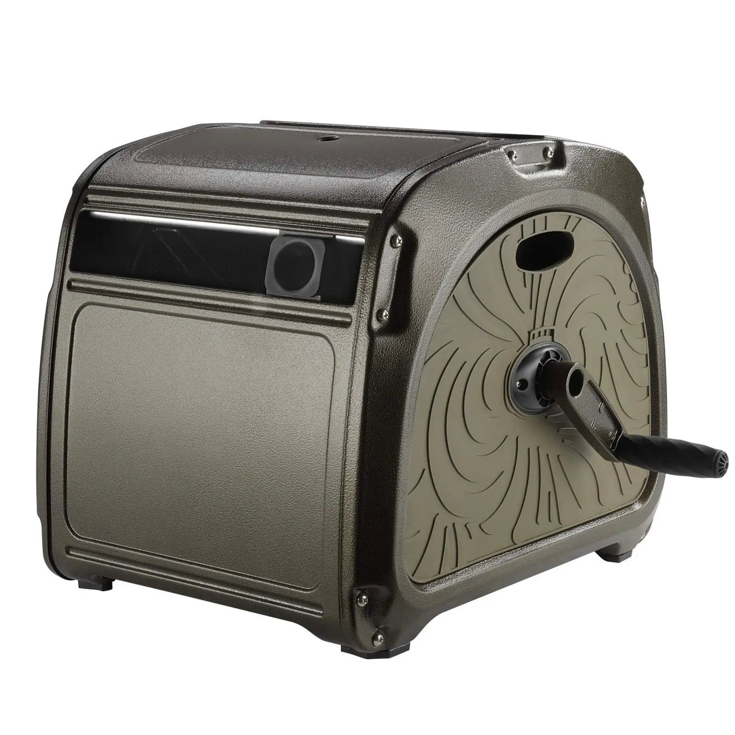 Giraffe Tools SW5 Metal Hose Reel Box Heavy Duty Garden Hose Crank Handle