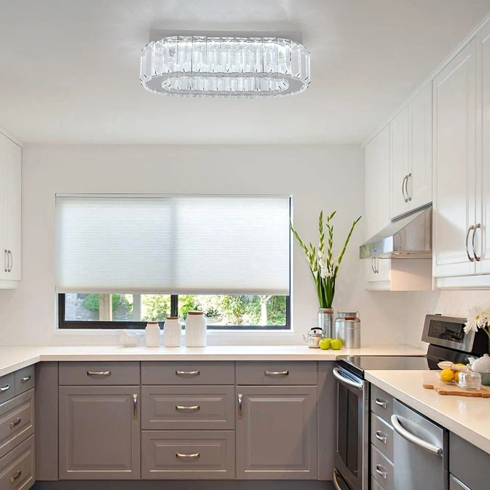 Vinilky Modern Crystal Ceiling Chandelier for Living Room