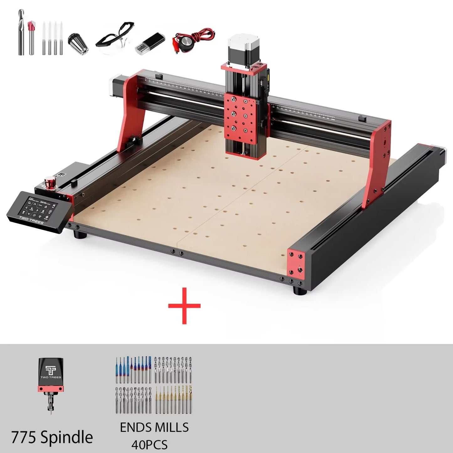 Two Trees TTC450Pro CNC 4 Axis Metal Cutting Router Engraving