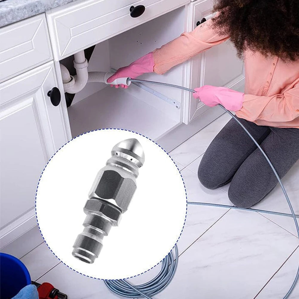 Shunmaii Sewer Jetter Nozzle for Pressure Washer Drain Cleaning