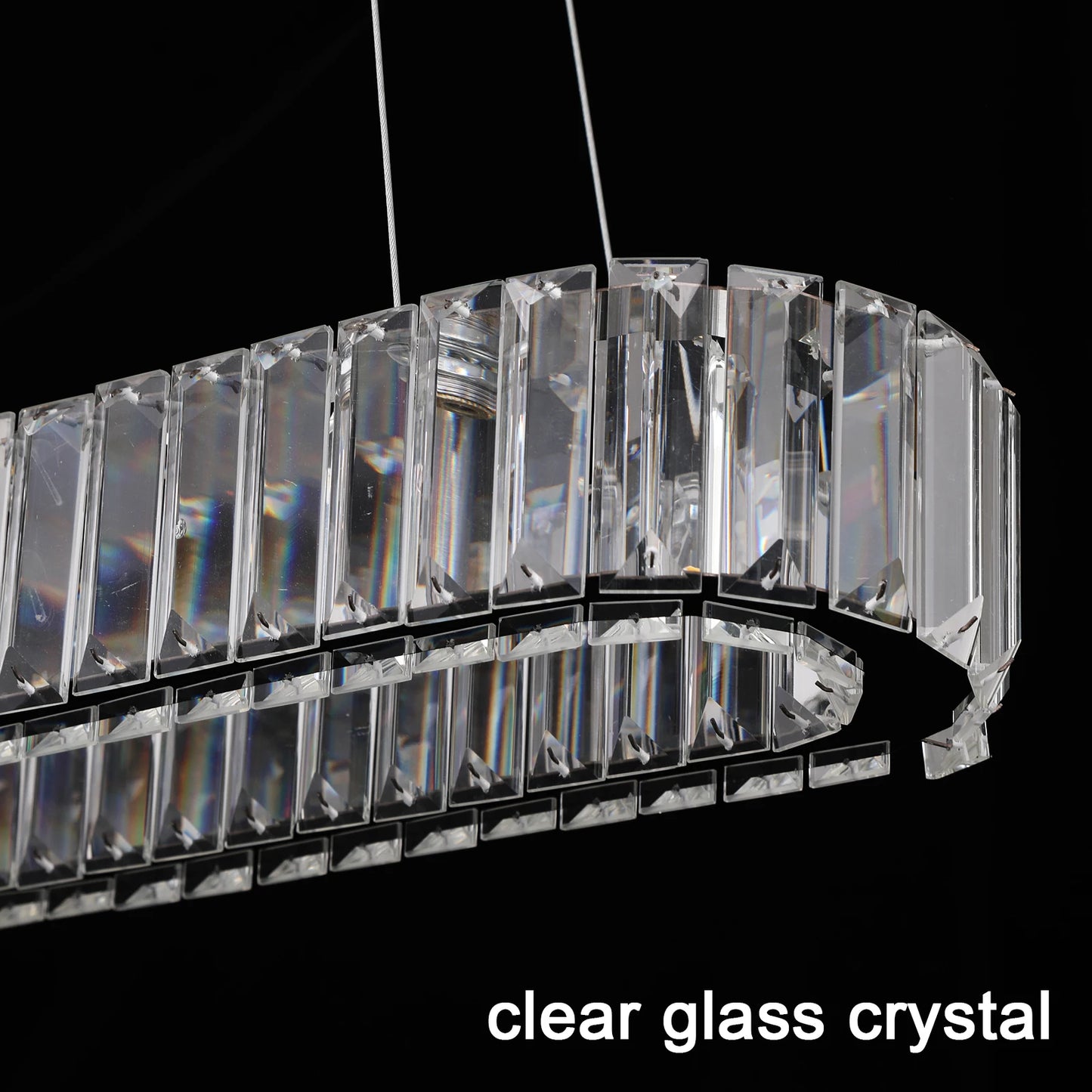 Vinilky Modern Crystal Ceiling Chandelier for Living Room