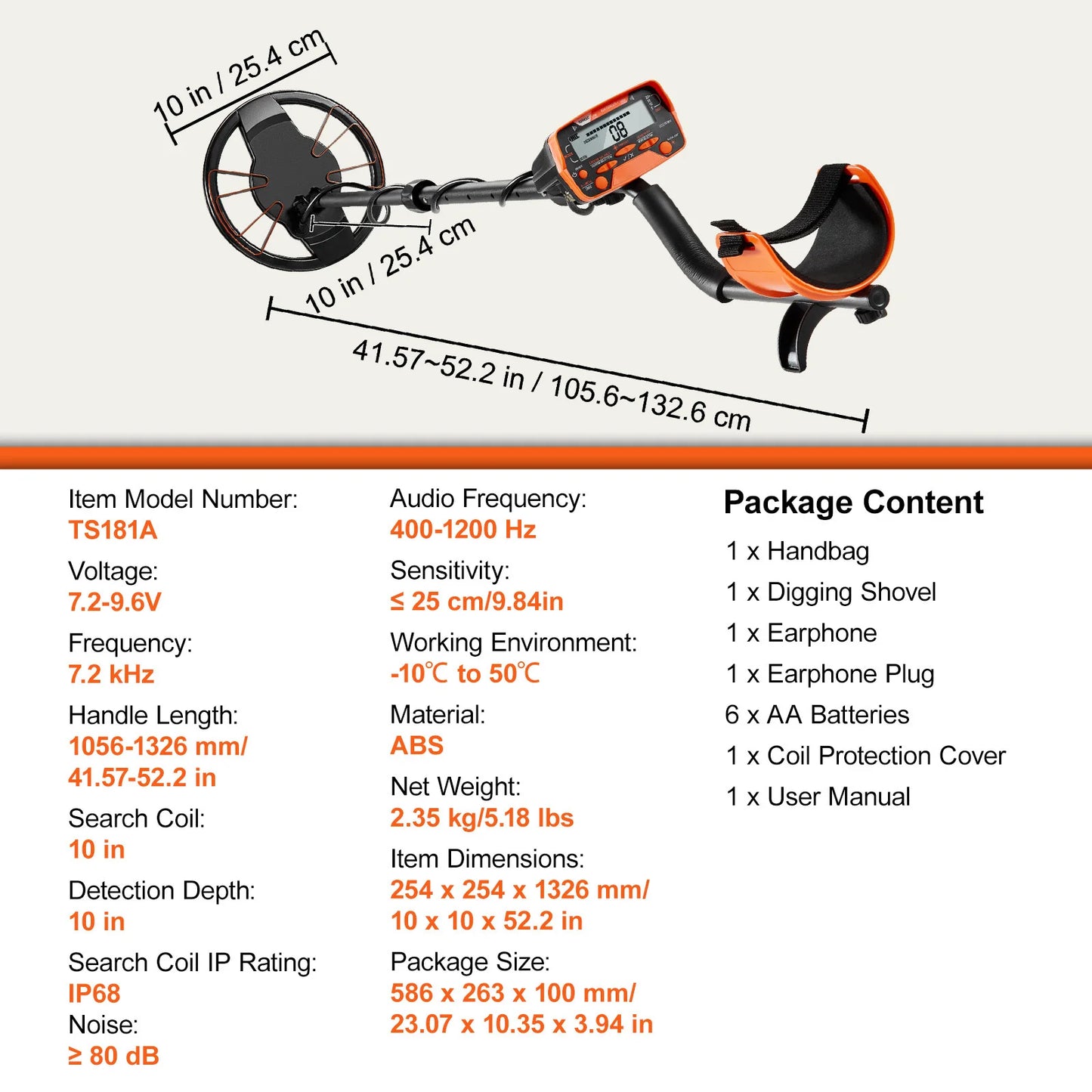 SucceBuy Metal Detector For Adults And Kids With Waterproof Coil