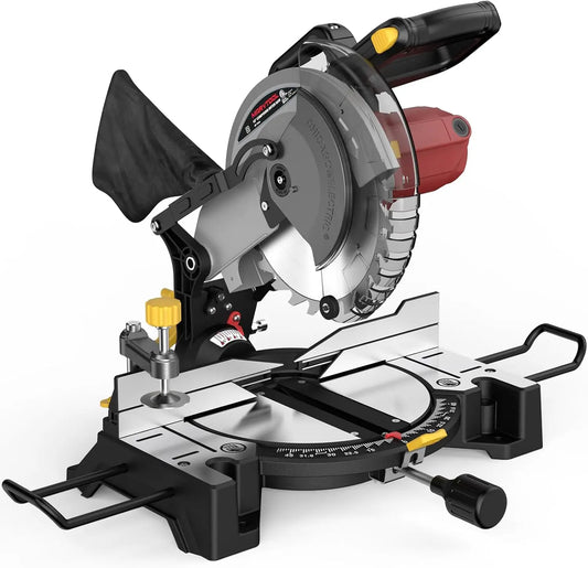 Compound Miter Saw 15 Amp 5000 RPM Left Single Bevel