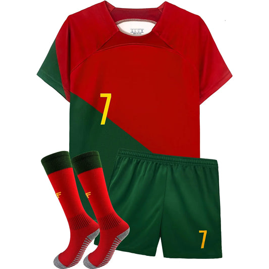 Boys Soccer Jerseys Training Kit For Youth