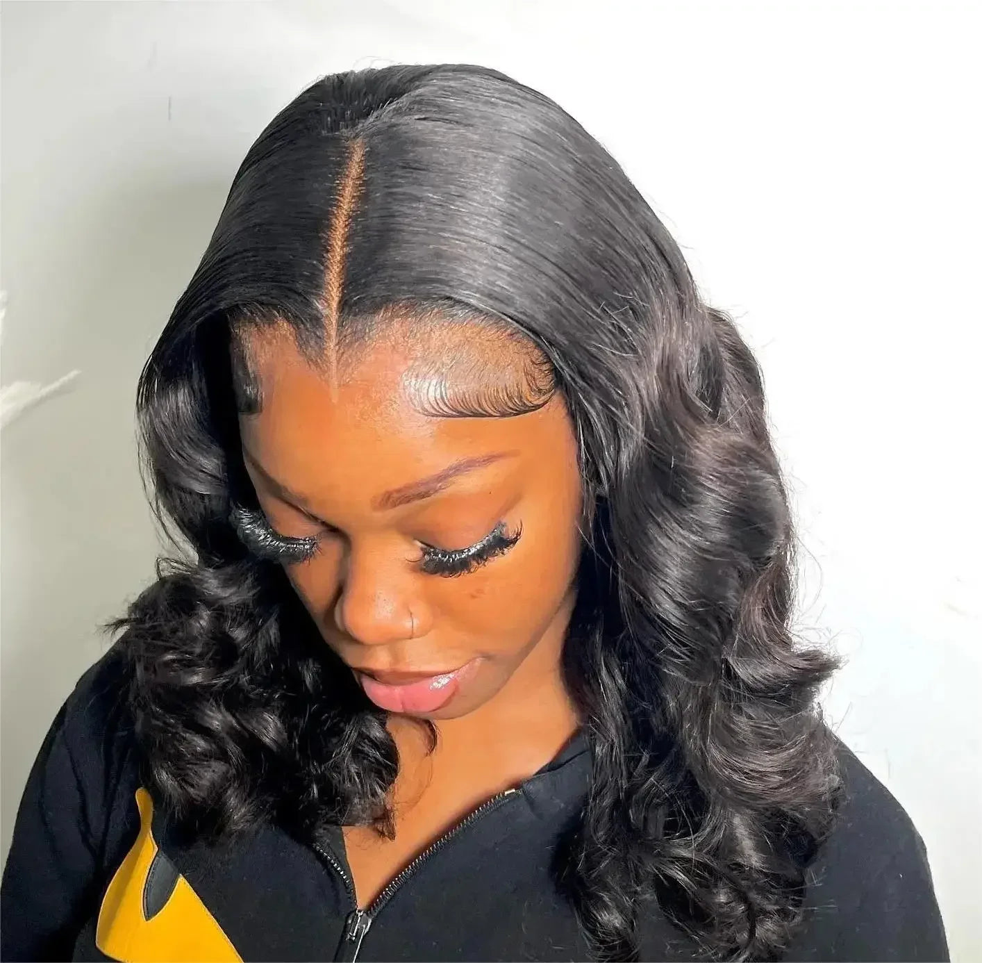 Hj Weave Beauty Remy Peruvian Body Wave HD Lace Frontal Wig