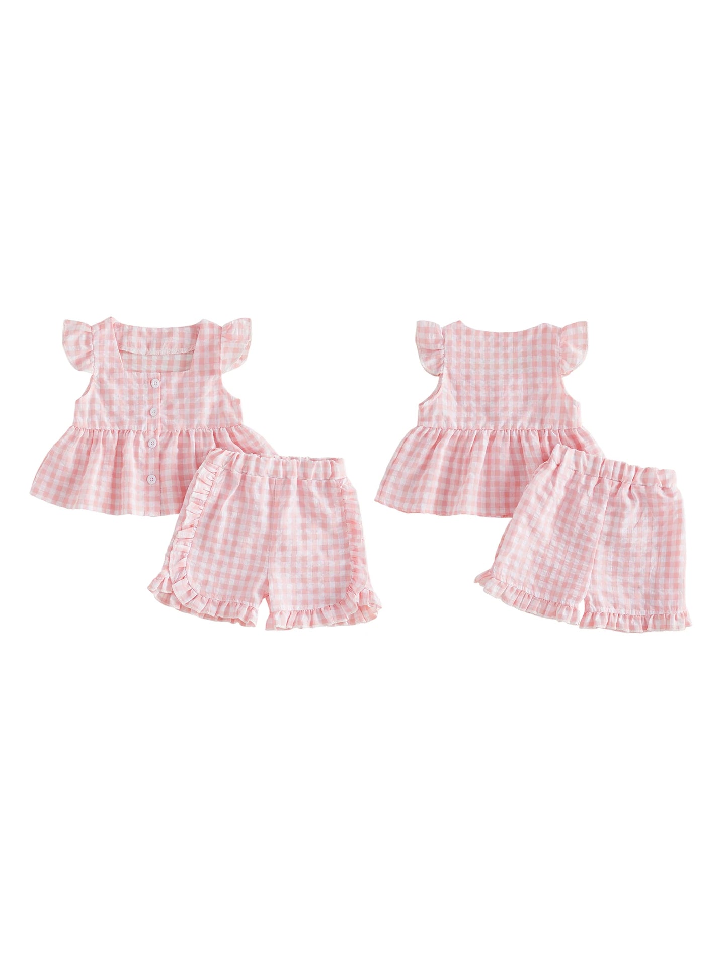 Infant Baby Short Sleeve T Shirt And Elastic Shorts Set