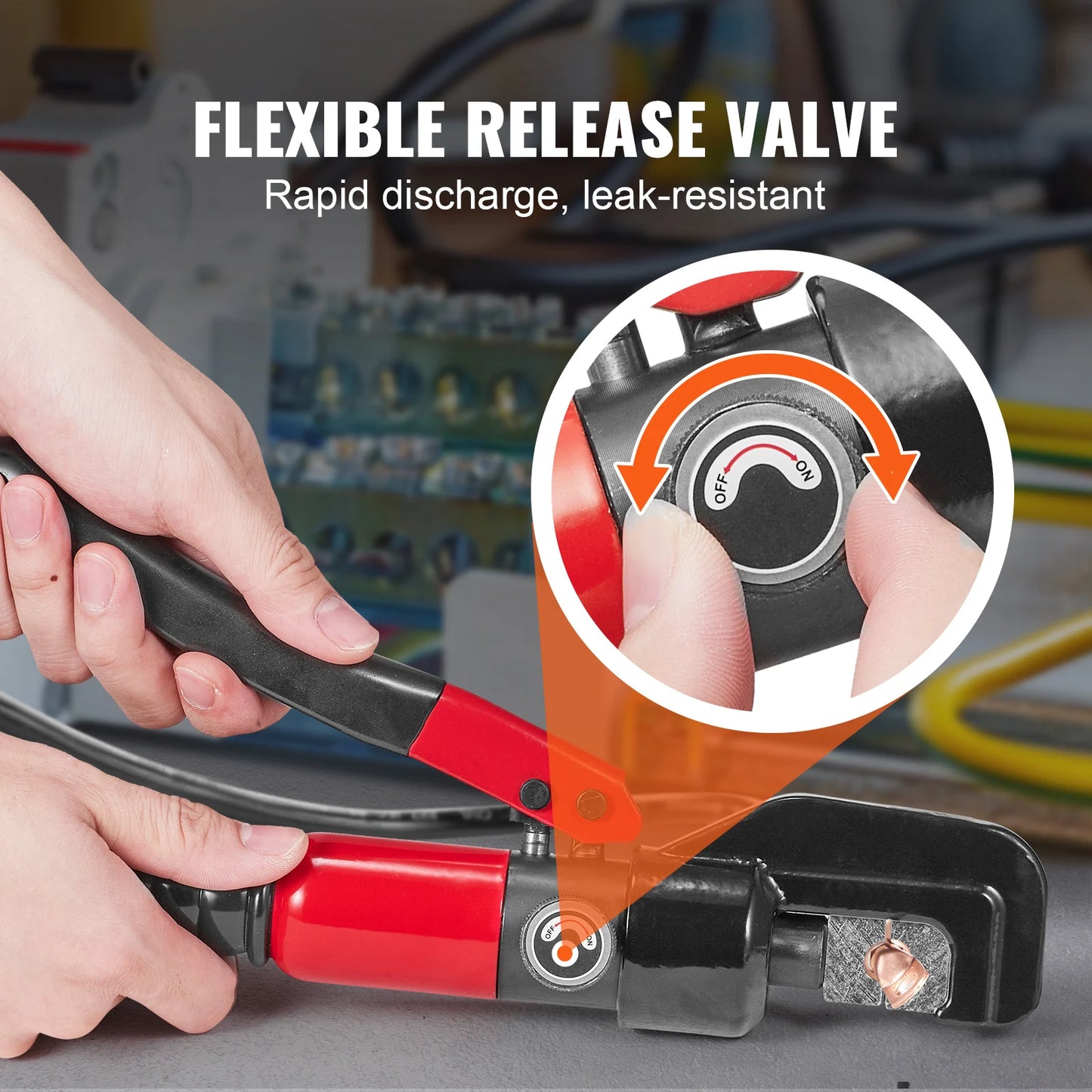 SucceBuy Hydraulic Crimping Tool for Copper Aluminum Lugs