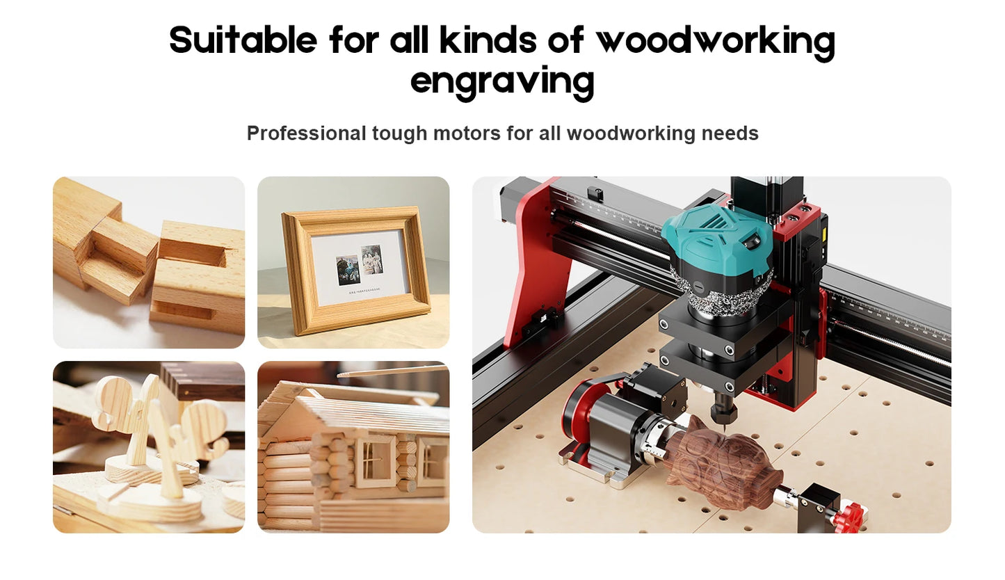 Two Trees TTC450Pro CNC 4 Axis Metal Cutting Router Engraving