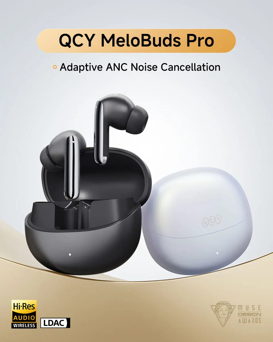 QCY MeloBuds Pro ANC Bluetooth Earbuds With LDAC HiRes