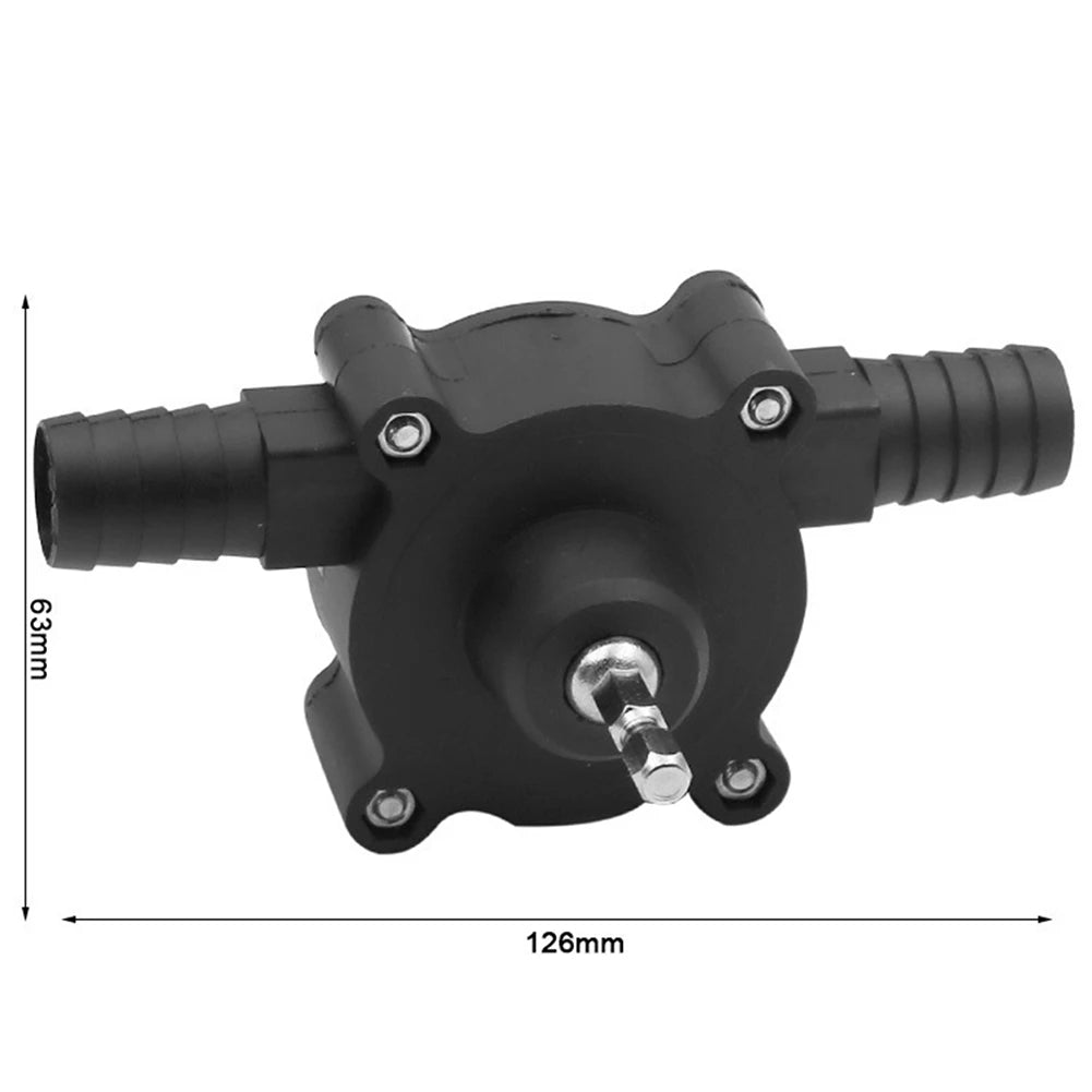 Alloet Portable Electric Self Priming Water Oil Pump For Fluids