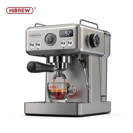 HiBREW 20 Bar Semi Automatic Espresso Temperature Adjustable 58mm Portafilter