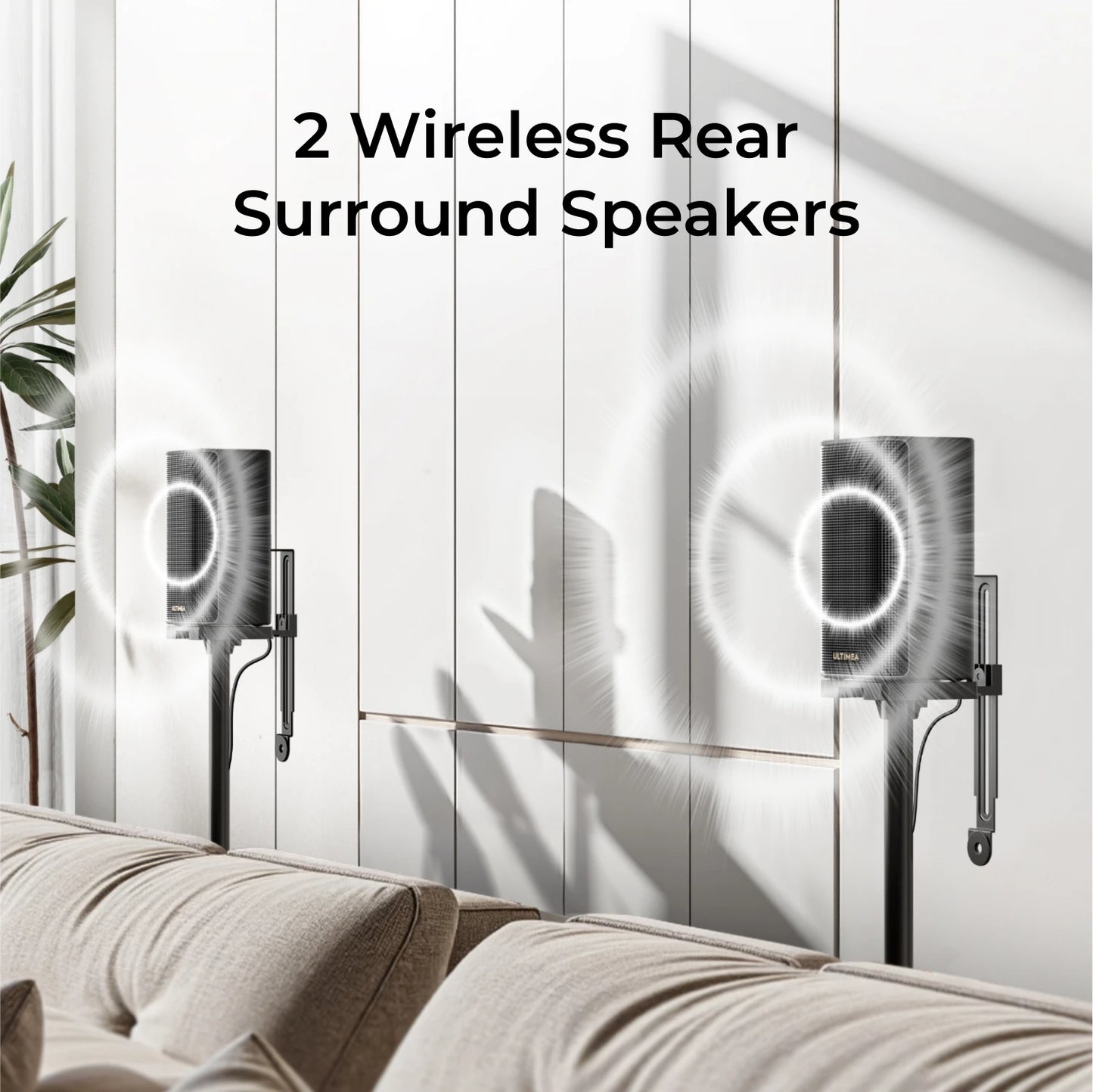 ULTIMEA Skywave X40 5.1.2ch Wireless Surround Sound System Dolby Atmos