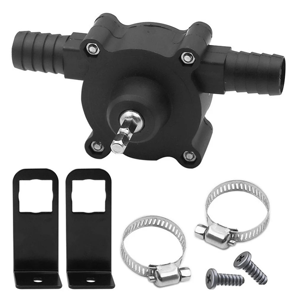 Alloet Portable Electric Self Priming Water Oil Pump For Fluids