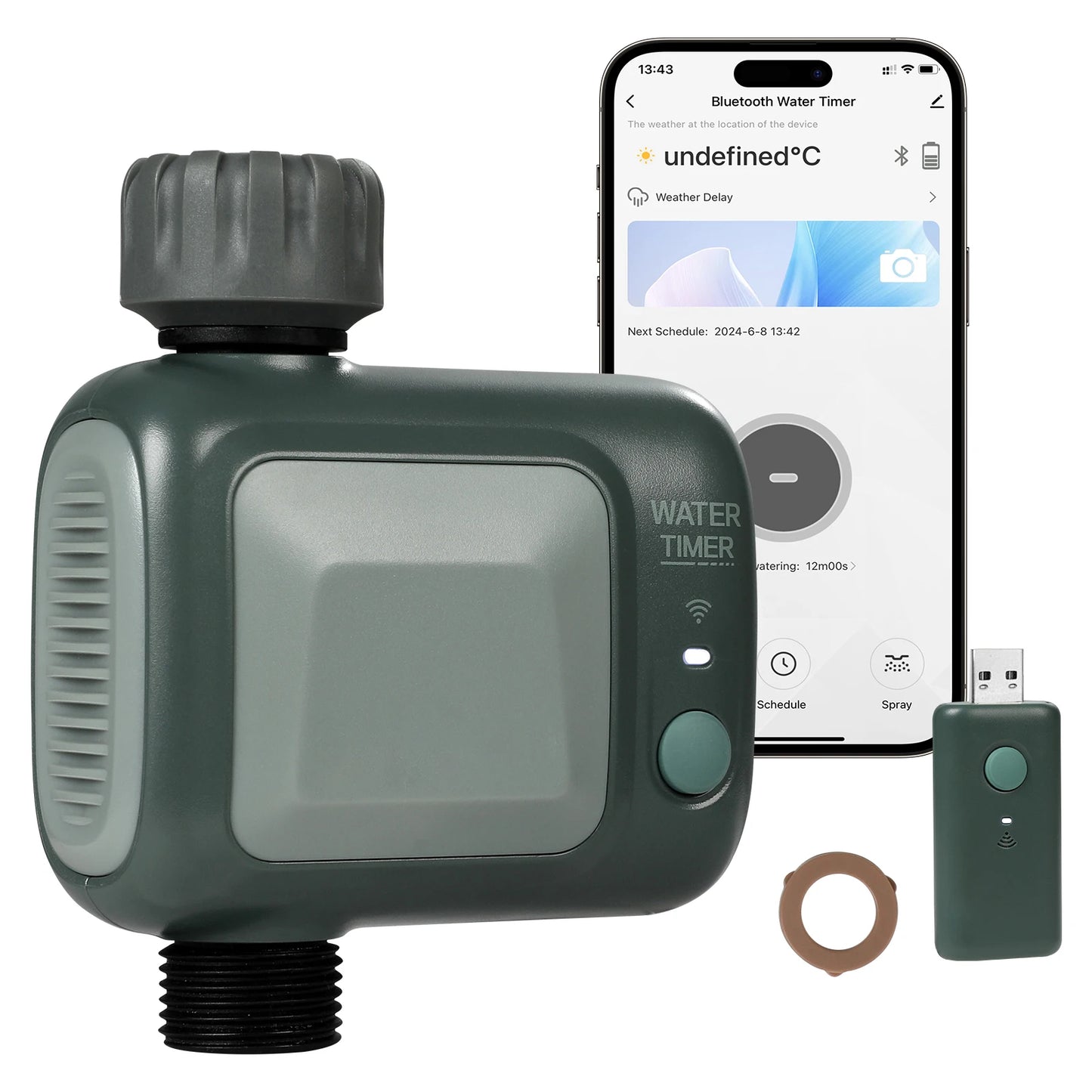 SucceBuy WiFi Sprinkler Timer Hose Faucet Water Timer