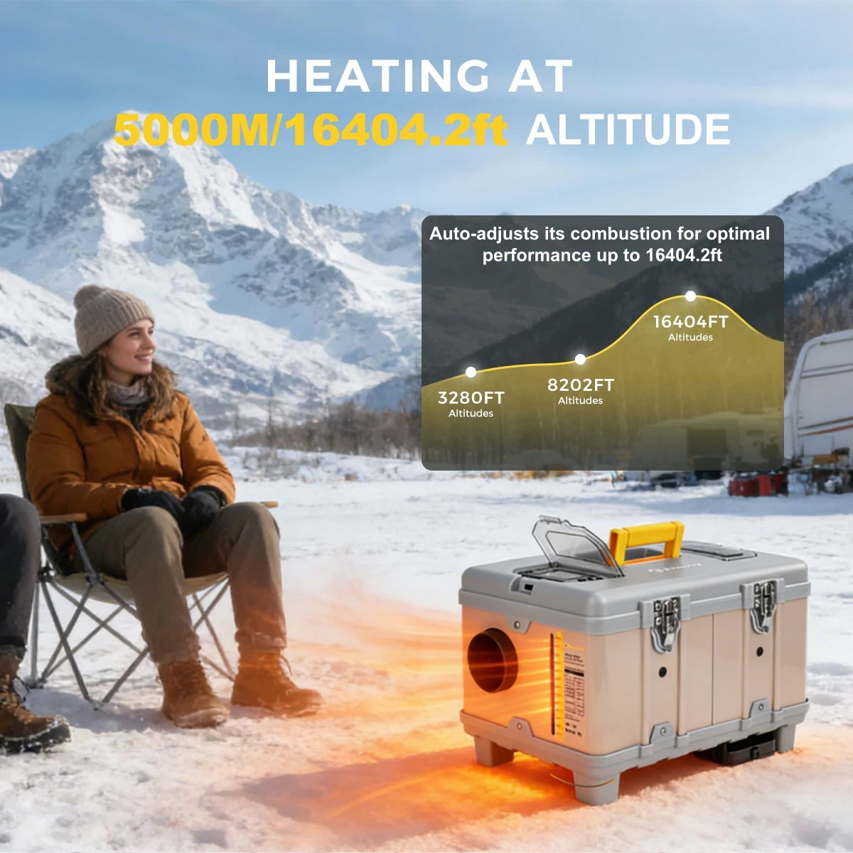 Sunster 8KW Diesel Air Heater LCD Bluetooth Parking For Cars
