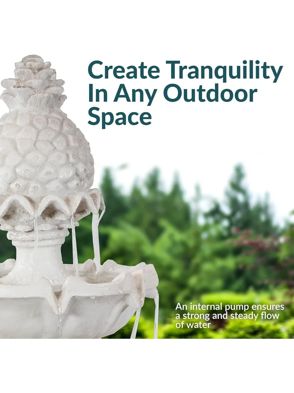 3-Tier Welcome Water Fountain With Pineapple Topper