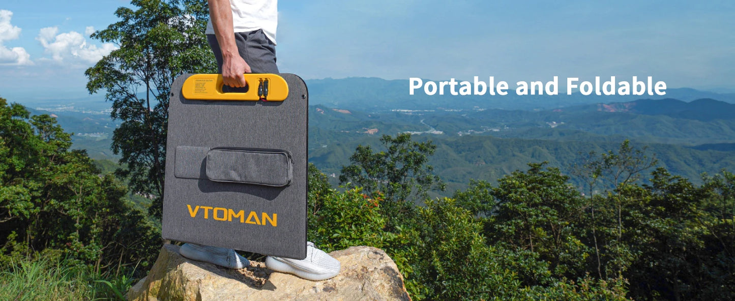 VTOMAN VS200 Portable Solar Panel 200W Outdoor Generator