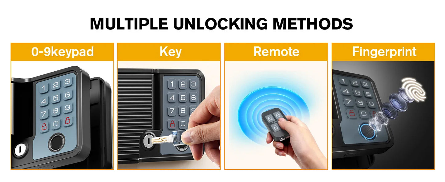 Smart RV Door Lock Keyless Entry Weatherproof Fingerprint Remote Keypad