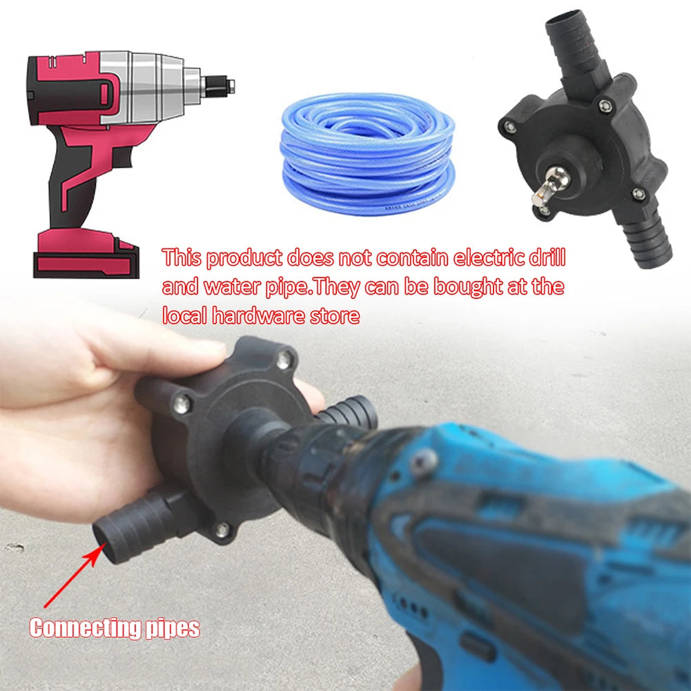 Alloet Portable Electric Self Priming Water Oil Pump For Fluids