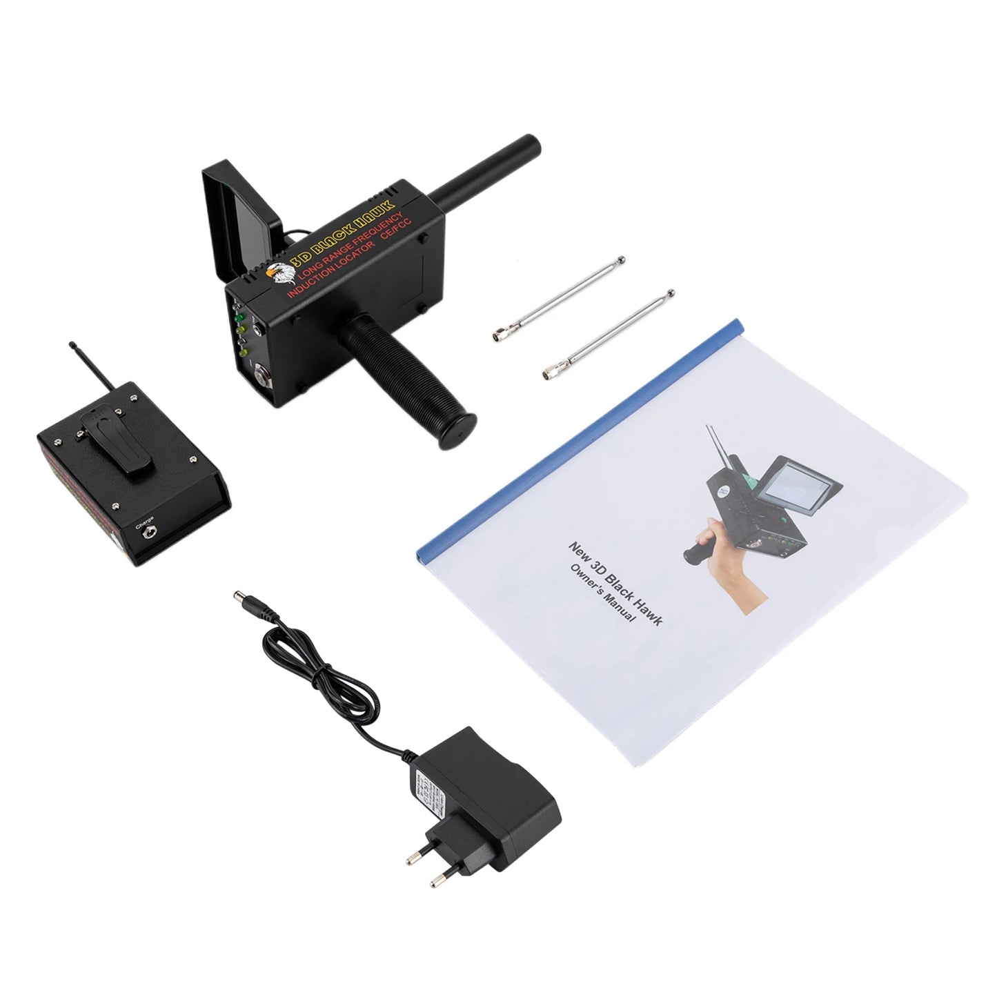 Metal Detector 3D LED Display Treasure Finder With Locator