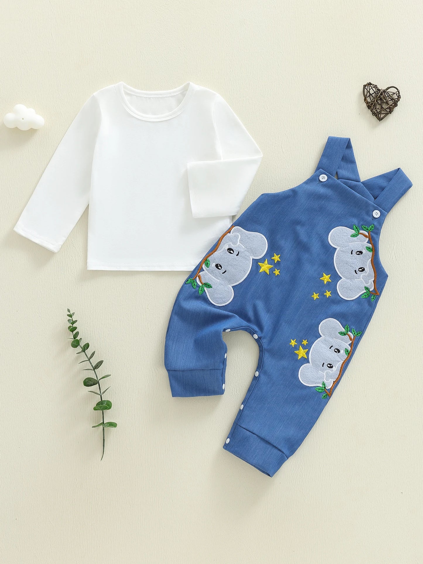 Toddler Winter Hooded Jacket and Fleece Pants 2 Piece Set