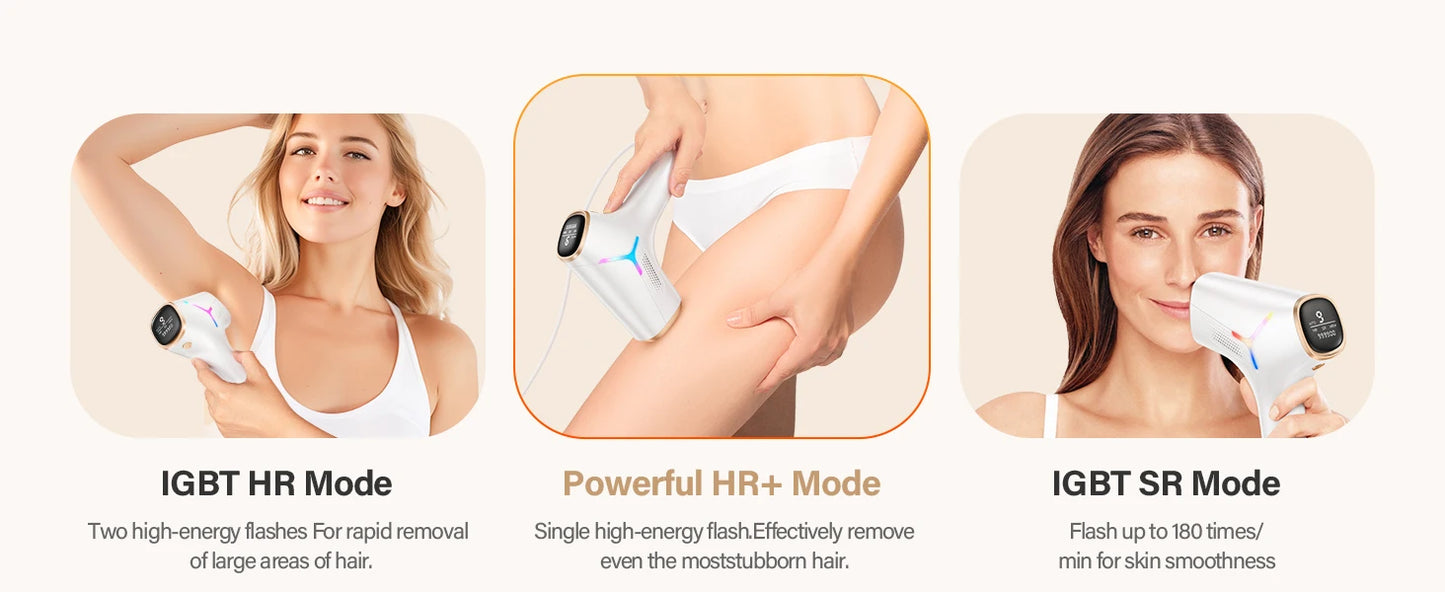 JOOYEECertification IPL Laser Hair Removal Device 3in1 For Home Use