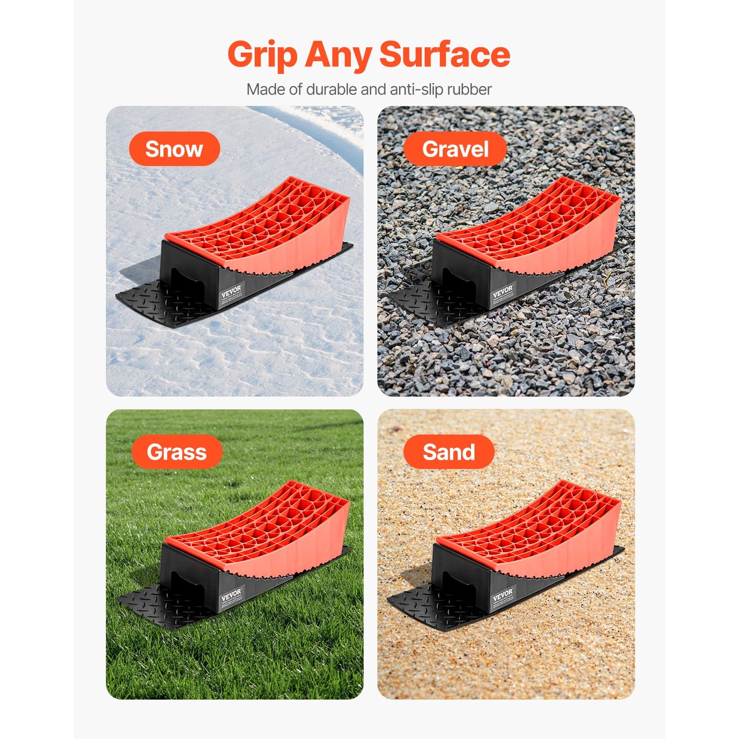 SucceBuy Camper Levelers 2 Pcs Kit With Anti Slip Mat