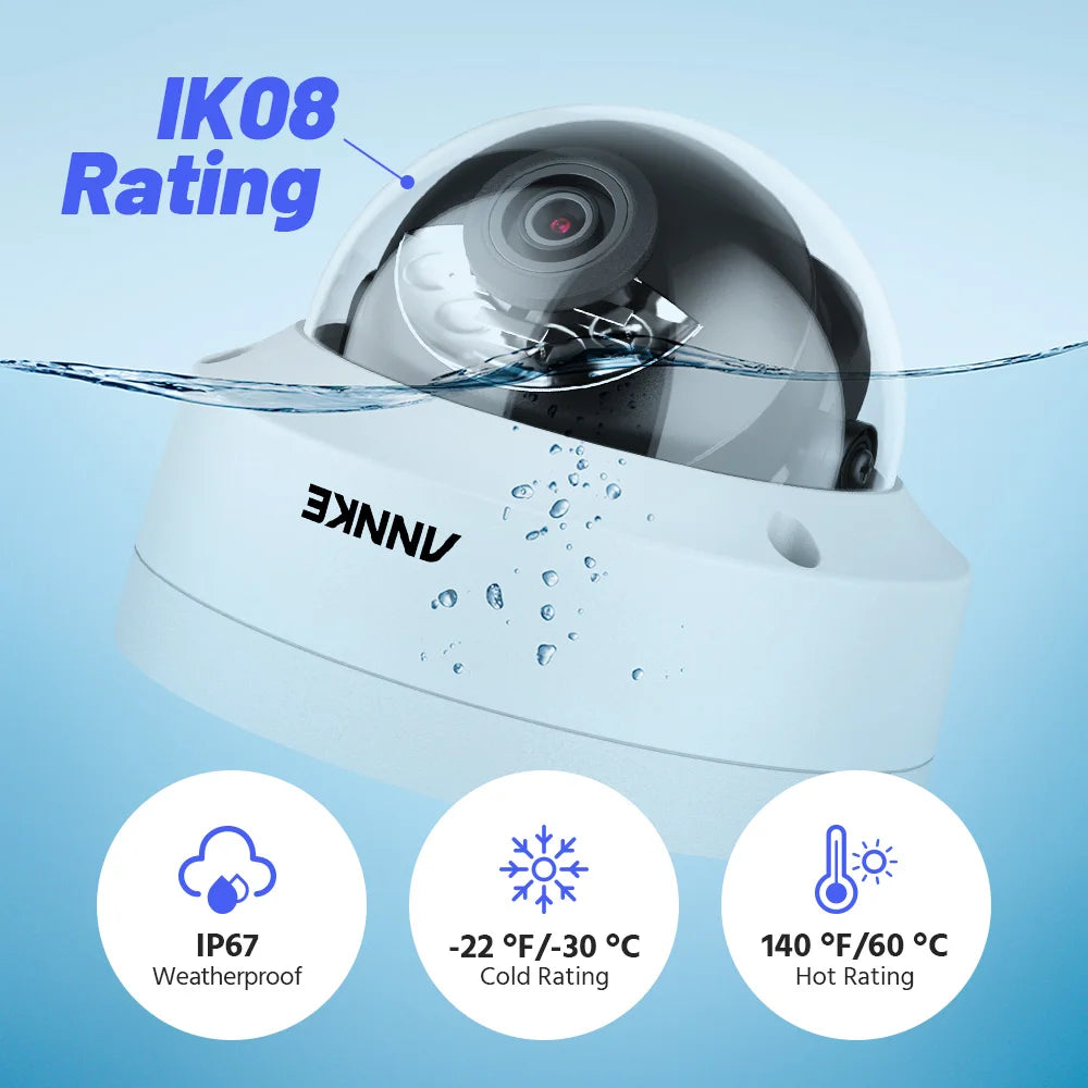 ANNKE 12MP Smart Dual Light Camera Kit 8CH NVR PoE