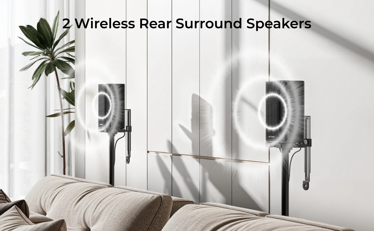 ULTIMEA Skywave X40 5.1.2ch Wireless Surround Sound System Dolby Atmos