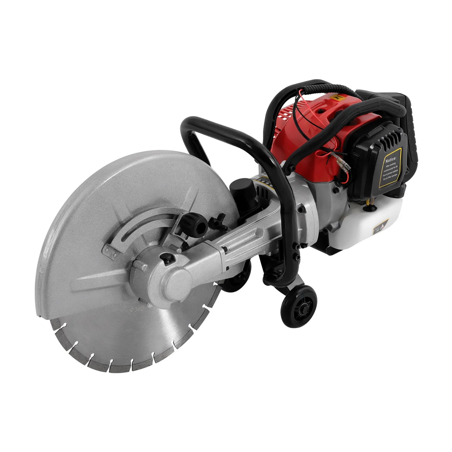 CNCEST Gasoline Concrete Cutting Saw 52cc 2 Stroke for Cement Blocks