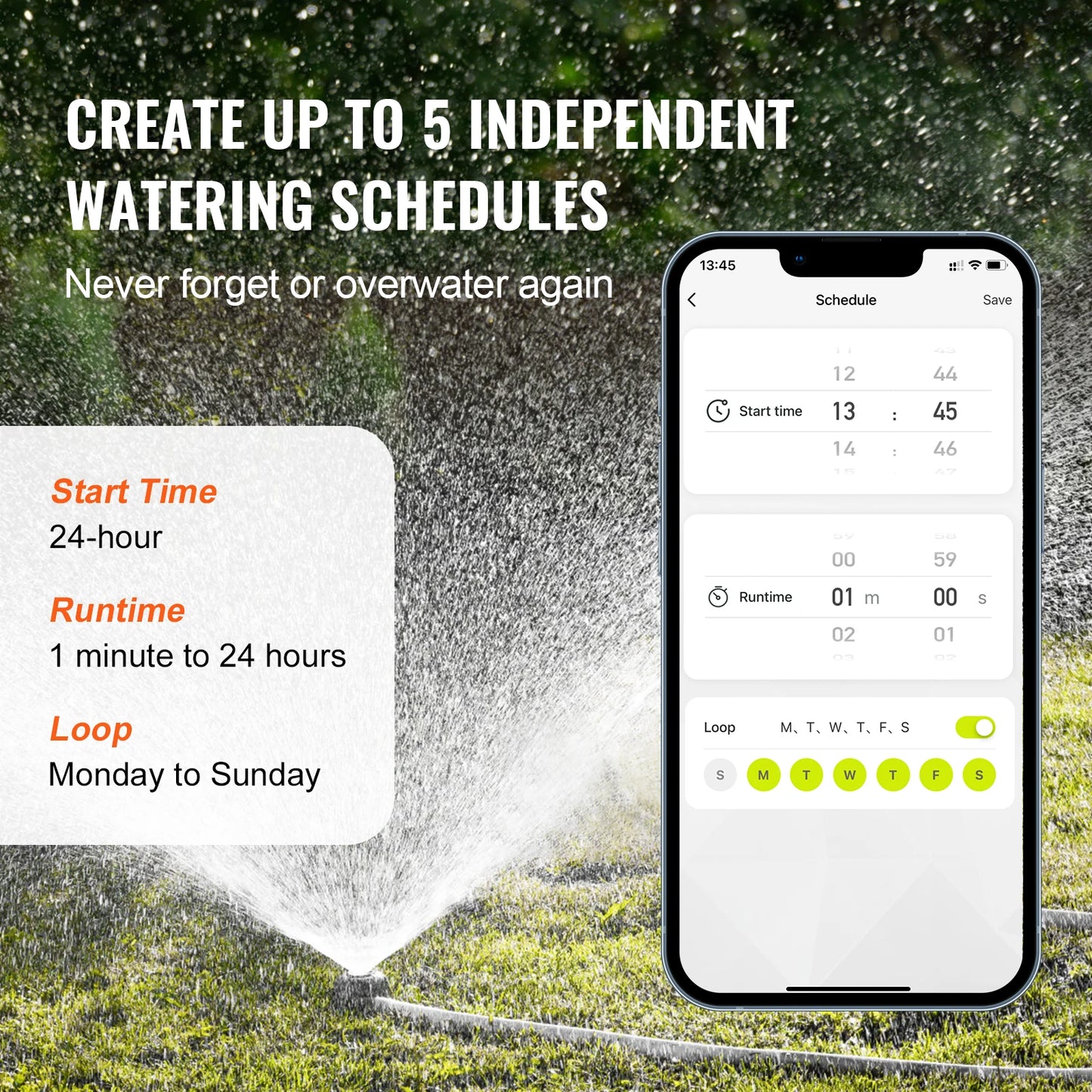 SucceBuy WiFi Sprinkler Timer Hose Faucet Water Timer
