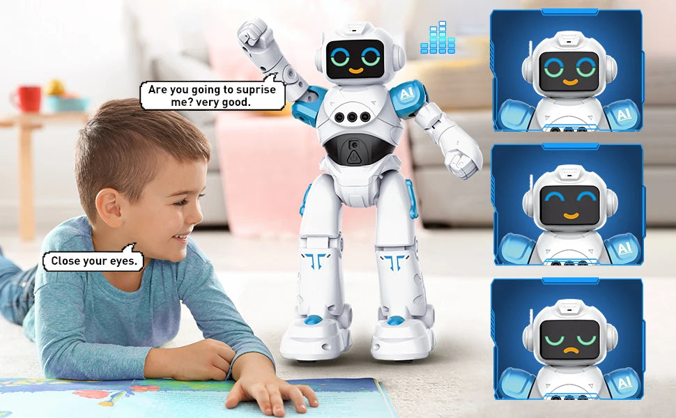 VATOS RC Smart Talking Gesture Sensing Robot Toy for Kids