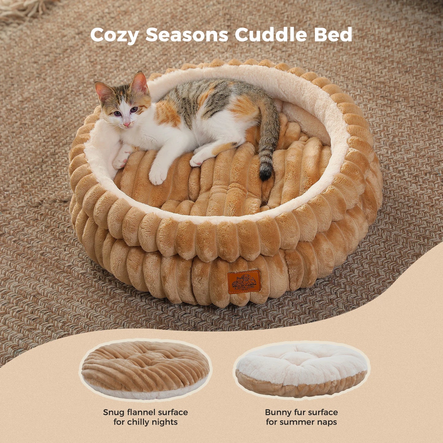 PAWZ Road Premium Luxurious Pet Bed For Cats And Dogs