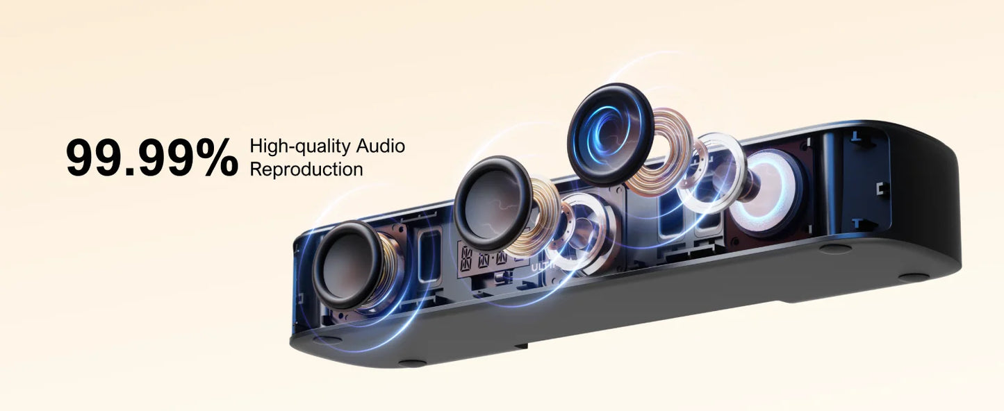 ULTIMEA 7.1ch Virtual Surround Sound Bar With App Control