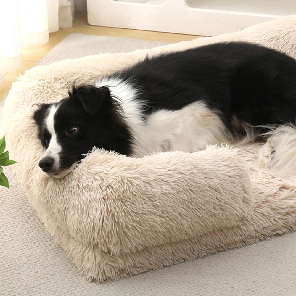 Three Sided Surround Dog Bed With Full Filling For Pets