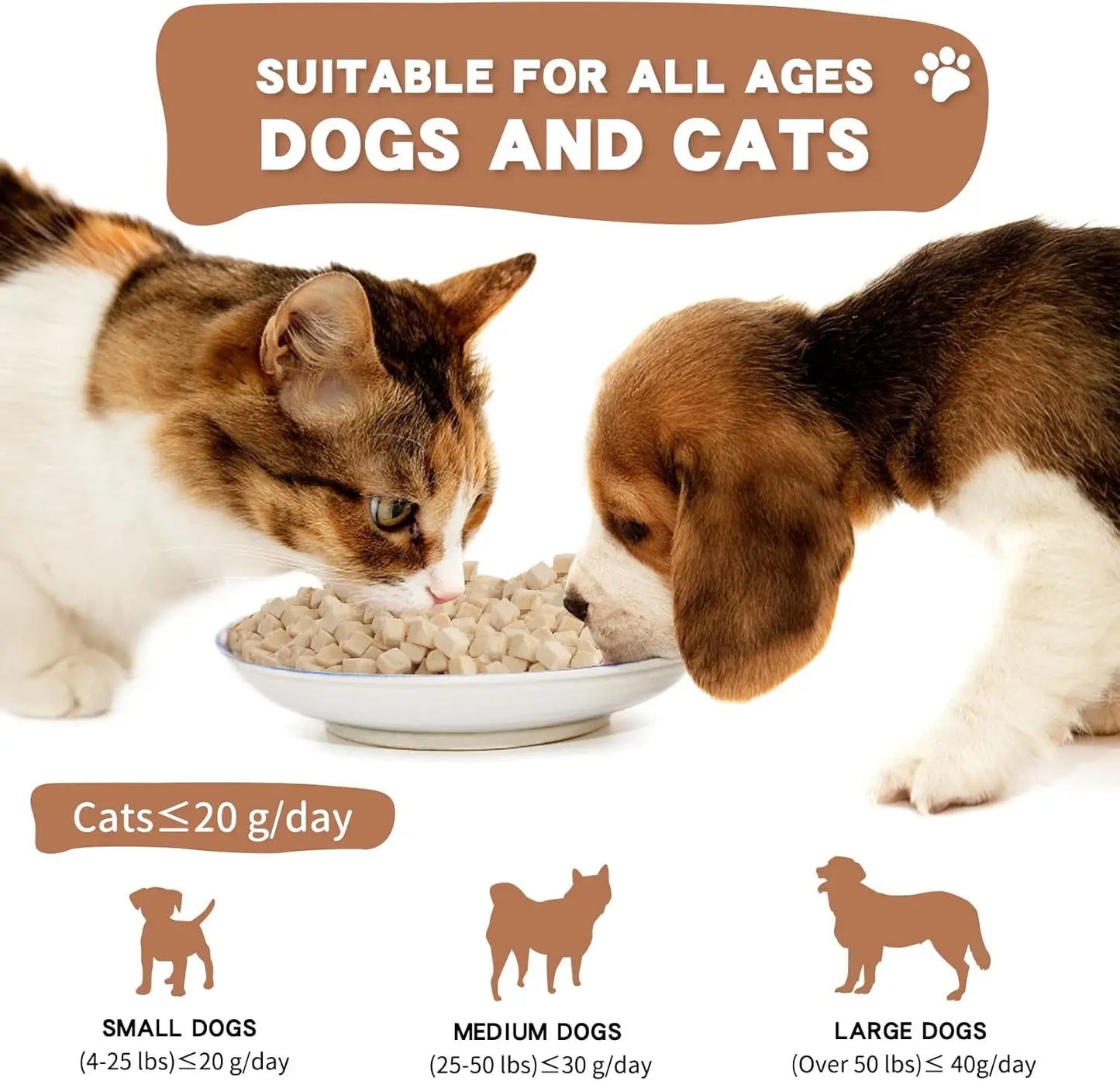 Freeze-Dried Chicken Treats for Dogs and Cats Single Ingredient