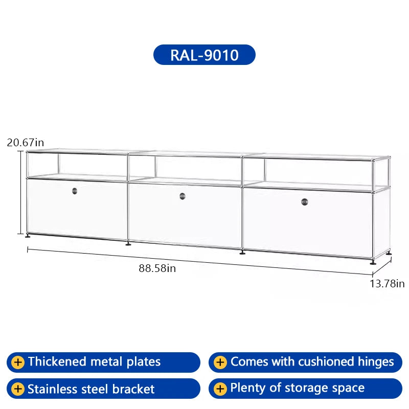 Bigcityfur Tv Stand Storage Cabinet Corner Living Room Furniture