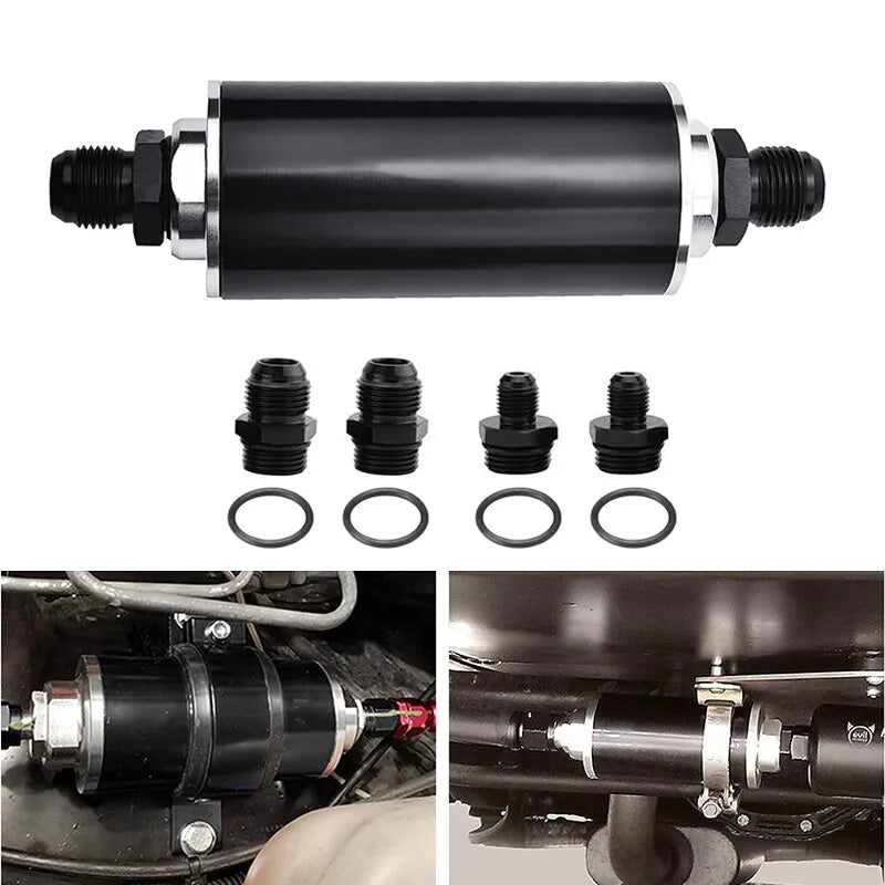Cssport High Flow Inline Fuel Filter 100 Micron Universal