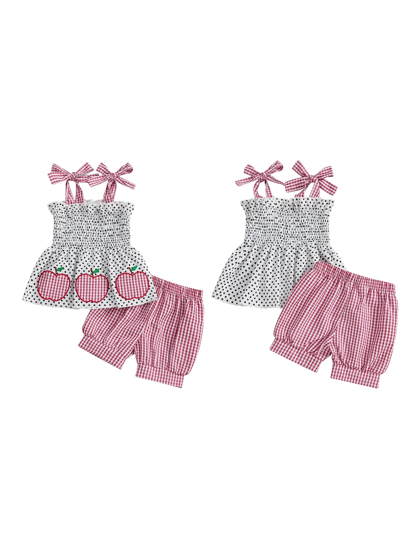 Toddler Girl Floral Sleeveless Top Denim Shorts Set