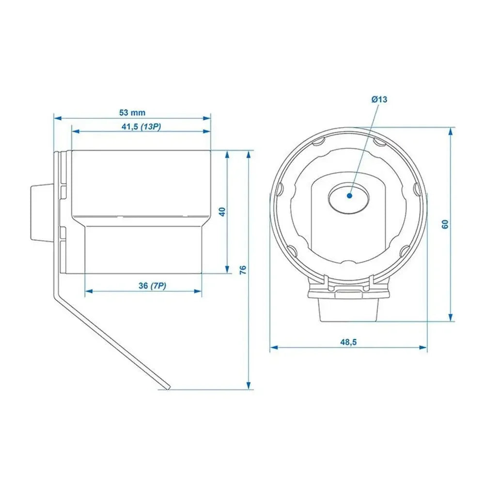 Trailer Plug Holder Parking Cover For 7 Pin And 13 Pin Connectors