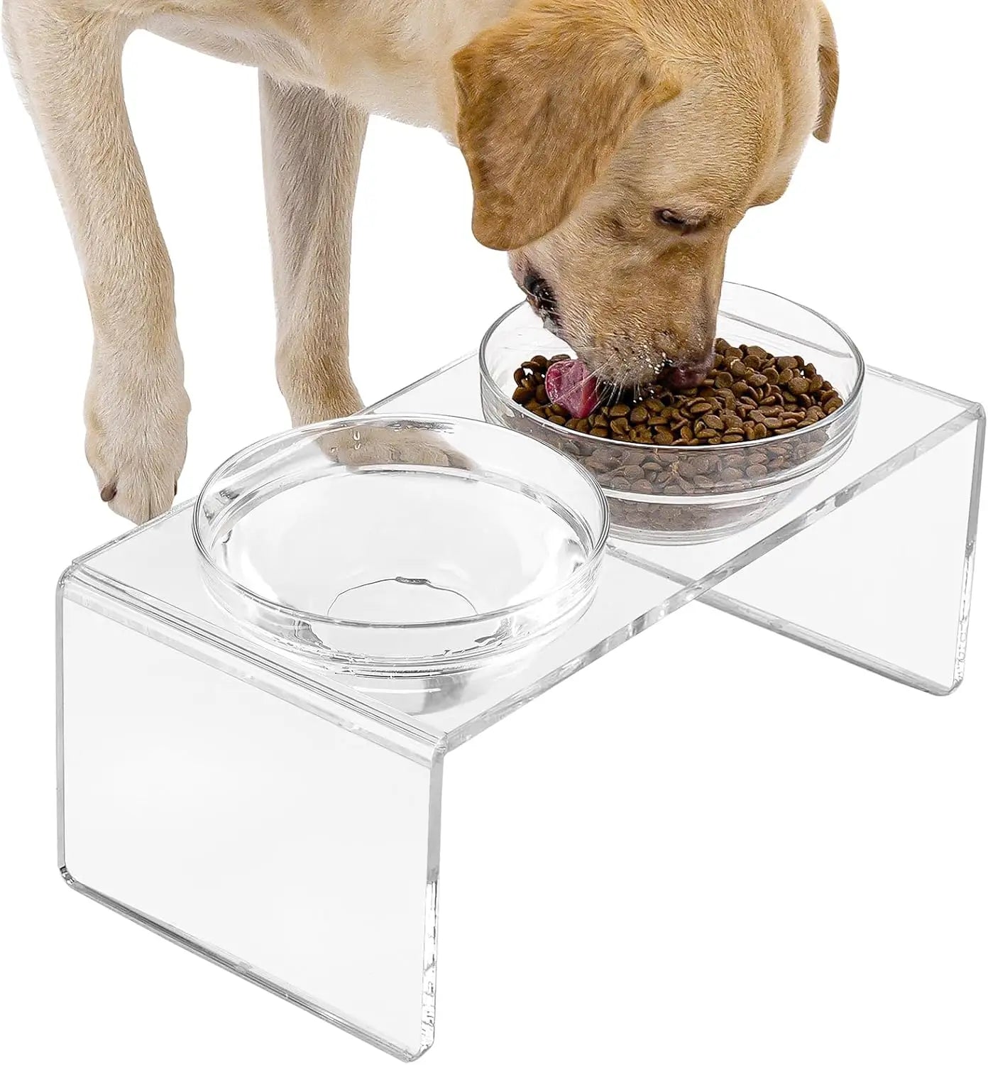 Elevated Pet Feeder With Removable Bowls For Large Dogs