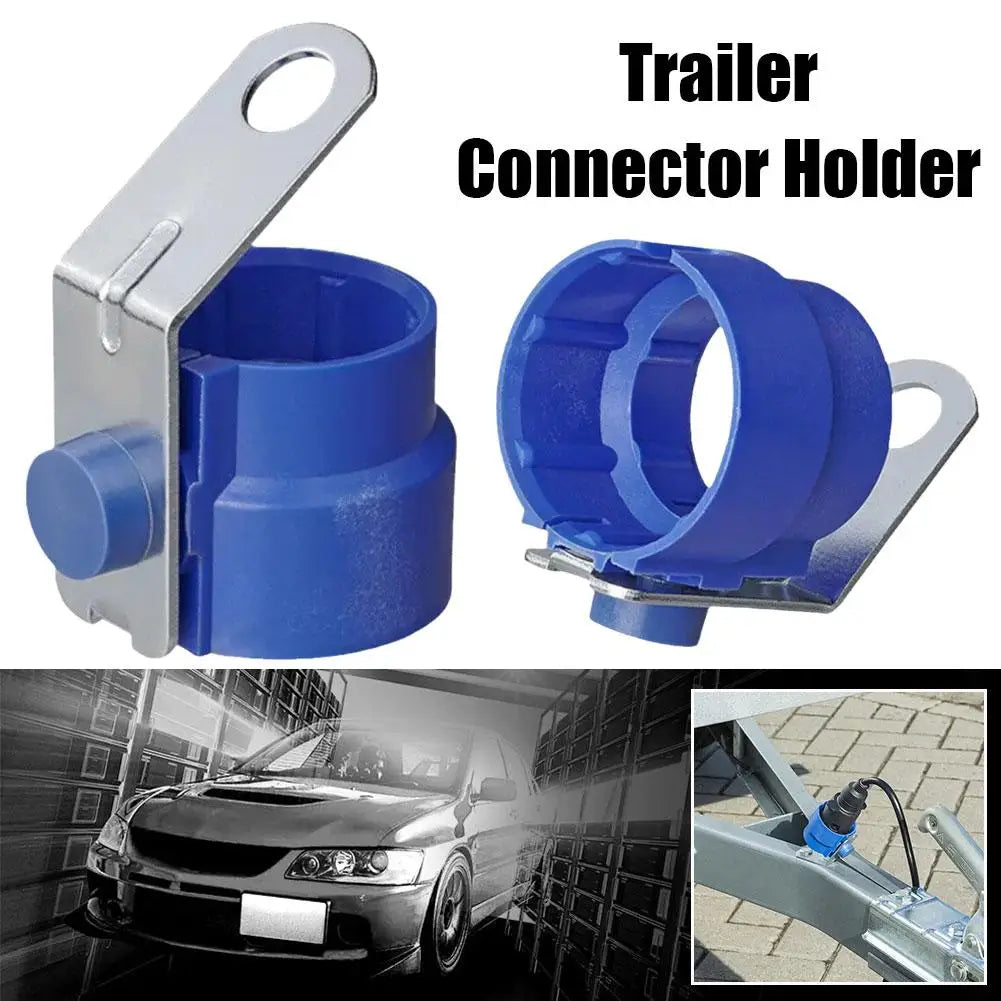 Trailer Plug Holder Parking Cover For 7 Pin And 13 Pin Connectors
