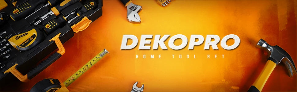DEKOPRO 228 Piece Socket Wrench Tool Set With Toolbox