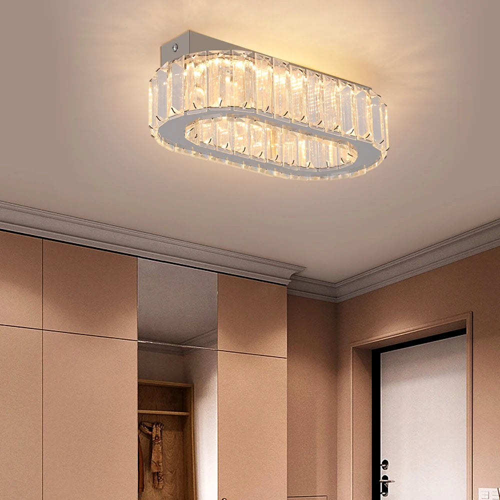 Vinilky Modern Crystal Ceiling Chandelier for Living Room