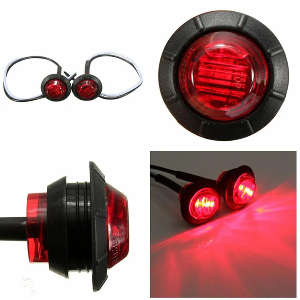 AUXITO 10Pcs Car LED Clearance Side Marker Lights For Trailers