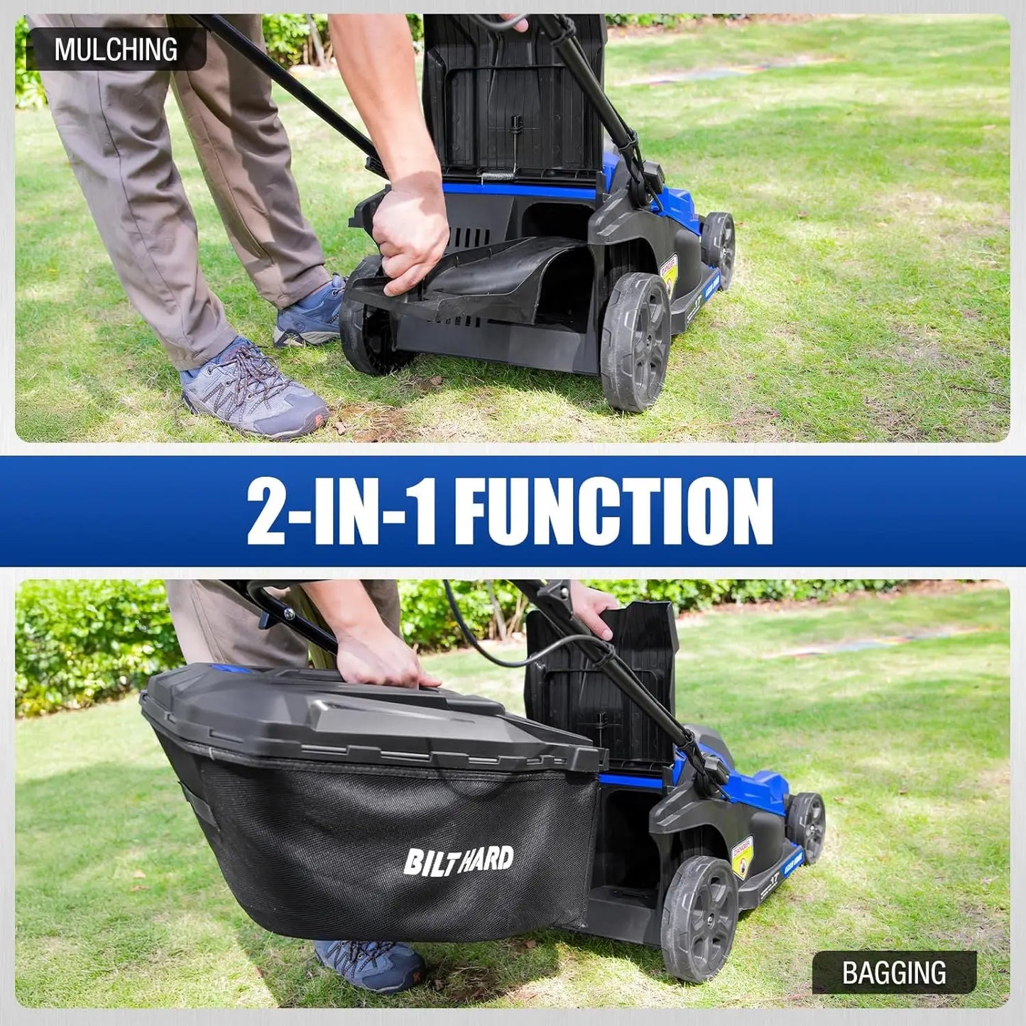 40V Cordless Lawn Mower And String Trimmer Leaf Blower Set
