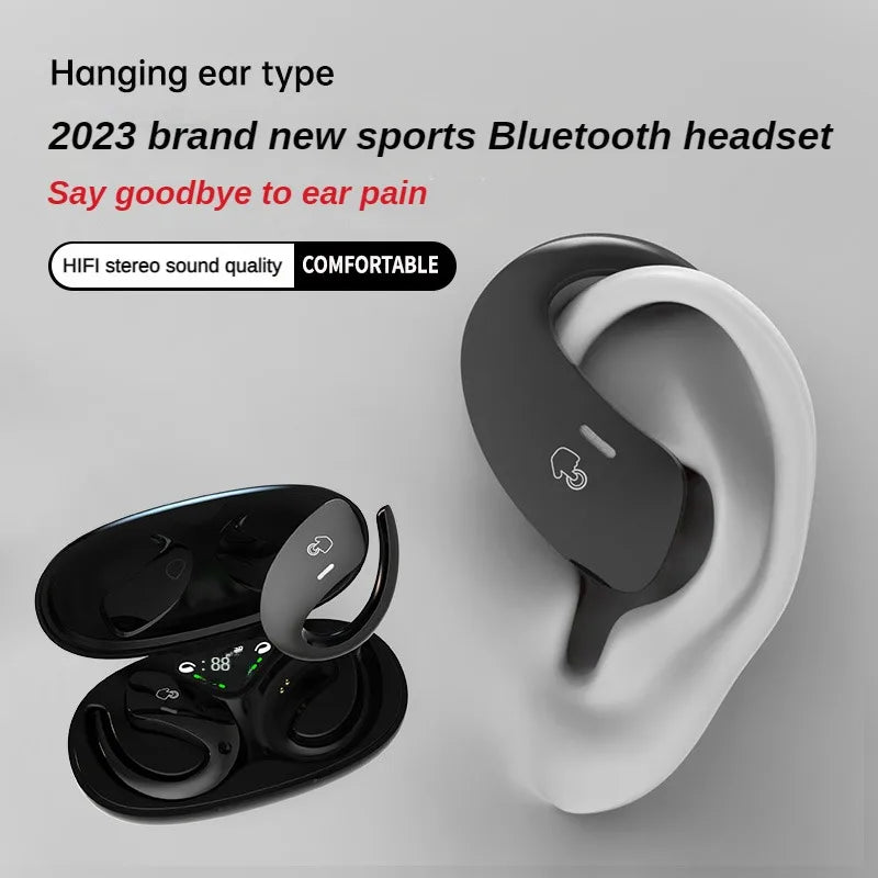 Bone Conduction Bluetooth Headset Sports Wireless Earbuds IPX5