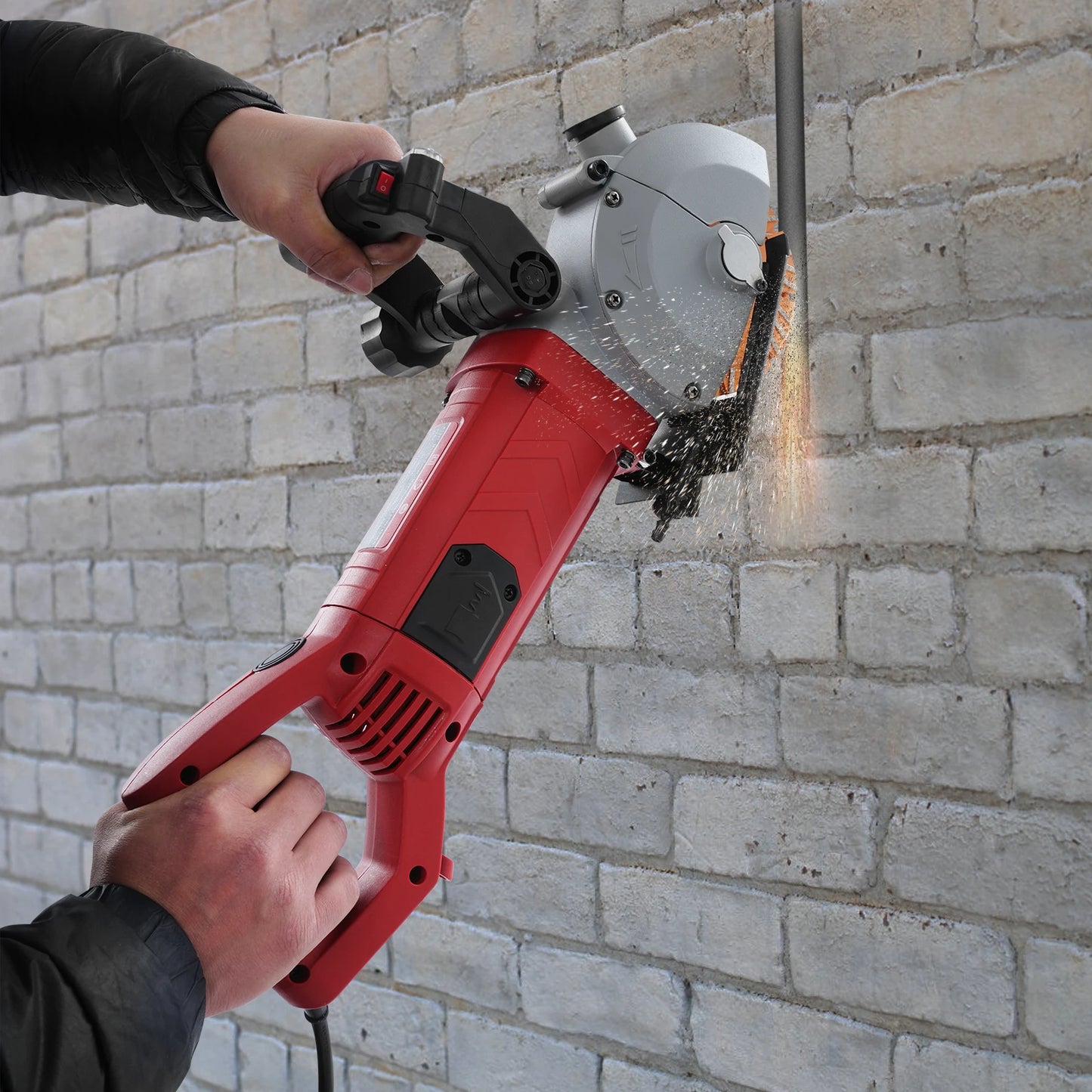 CNCEST Electric Wall Groove Cutter 110V 4800W 360 Degree Groover