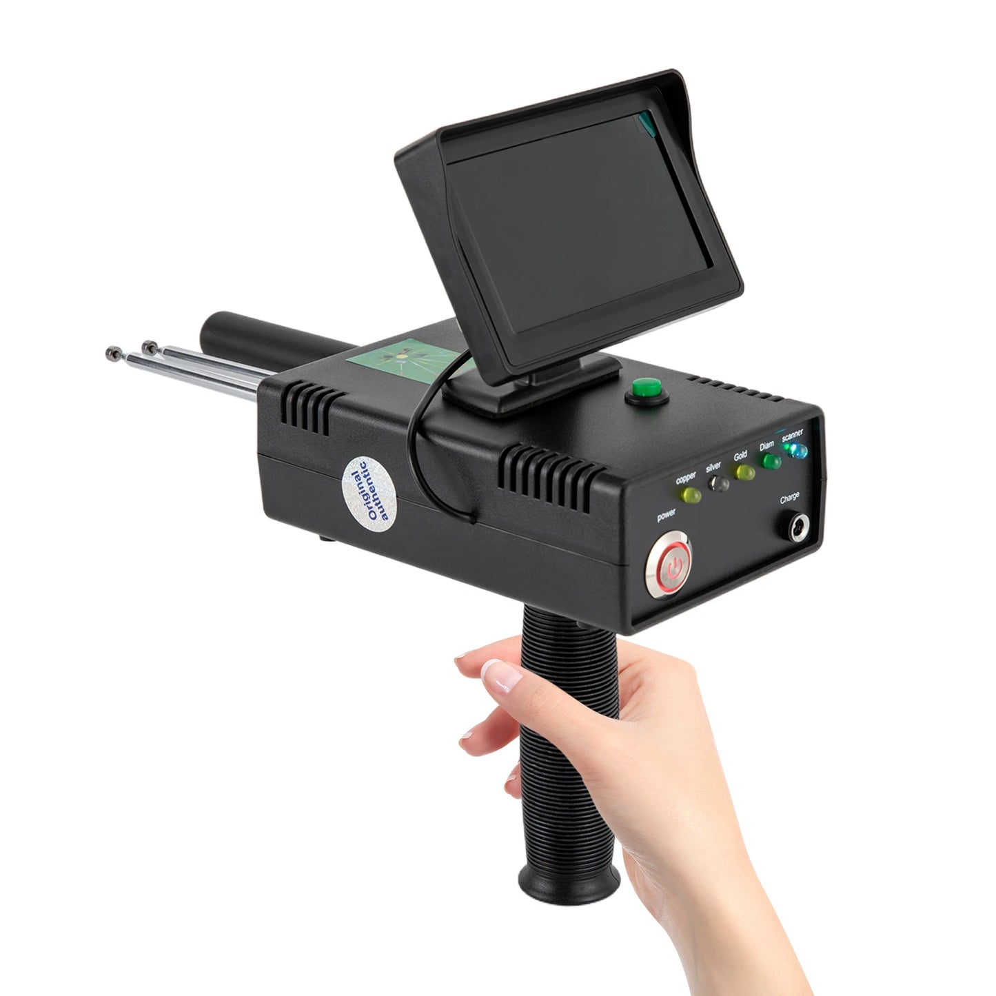 Metal Detector 3D LED Display Treasure Finder With Locator