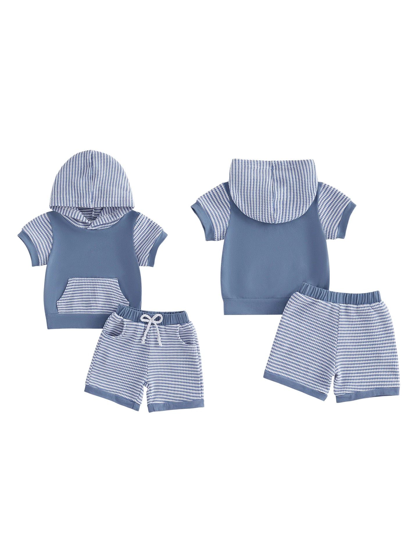 Baby Girls 2 Piece Summer Set Short Sleeve Tee Shorts